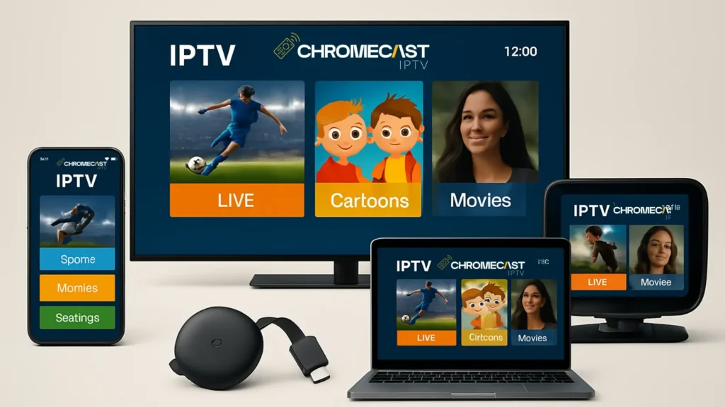 Abonnement IPTV France compatible avec tous les appareils et multi-écrans